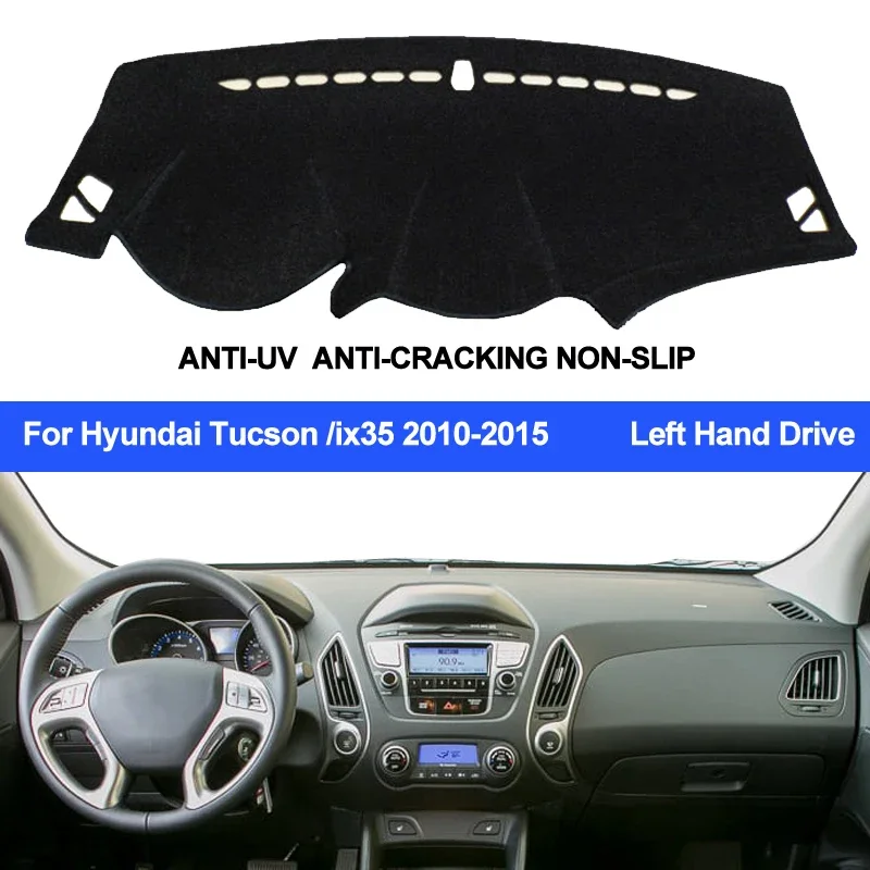 Car Anti-Slip Dashboard Mat - Armaturenbrettabdeckung für Hyundai Tucson ix35 2010-2012