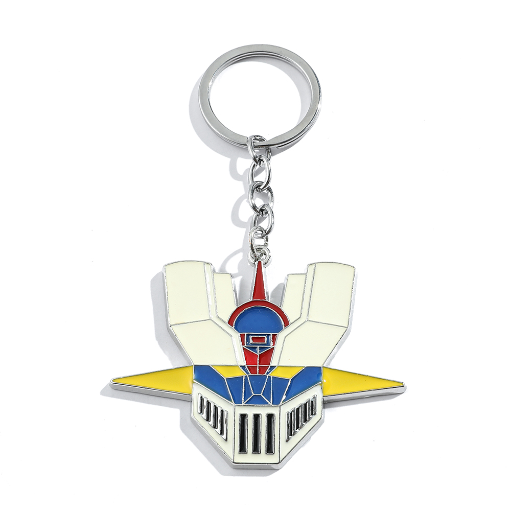 Car Accessories Girl - Anime Cartoon Krieger Roboter Logo Schlüsselanhänger