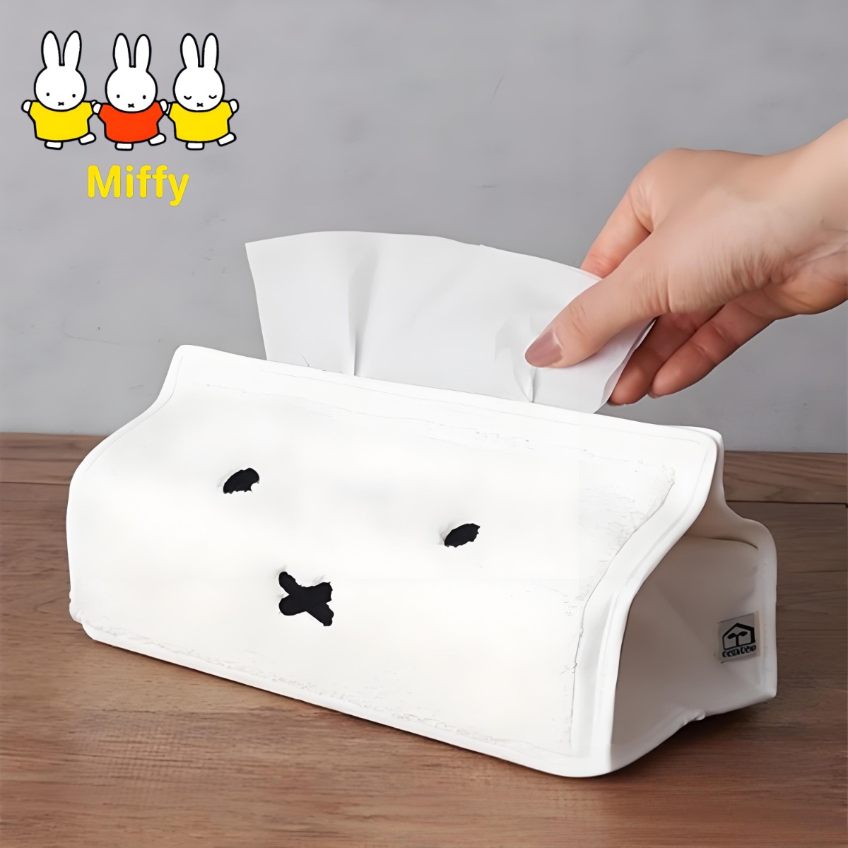 Car Accessories Girl - Kawaii Anime Miffy Rabbit Taschentuchbox, niedliche