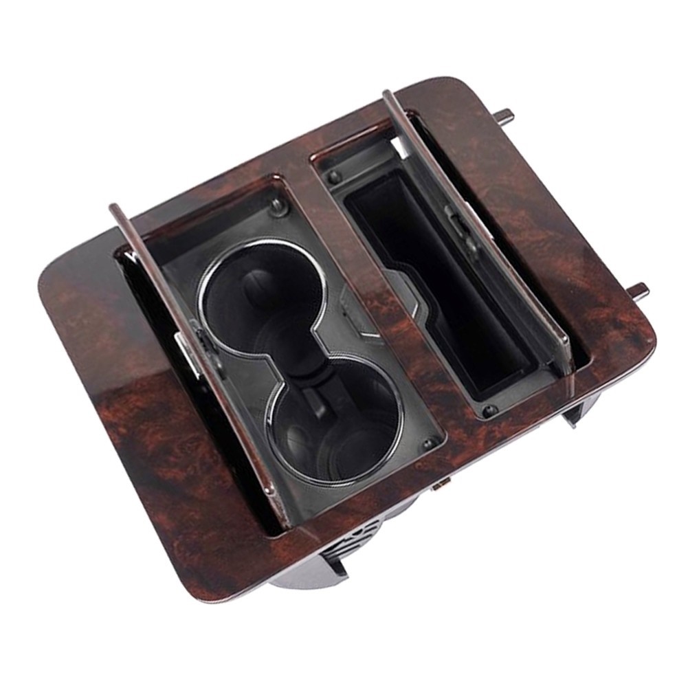 Car Accessories In Store - Für Auto-Innenraum-Aufbewahrungskonsole, Getränkehalter für LKW, Holzmaserung-Optik,