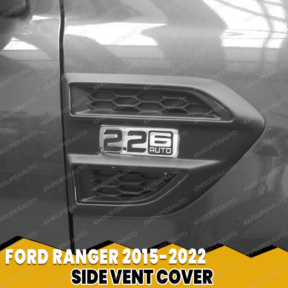 Car Accessories Xl - Seitenlüftungsabdeckung für Ford Ranger 2015-2022 Wildtrak