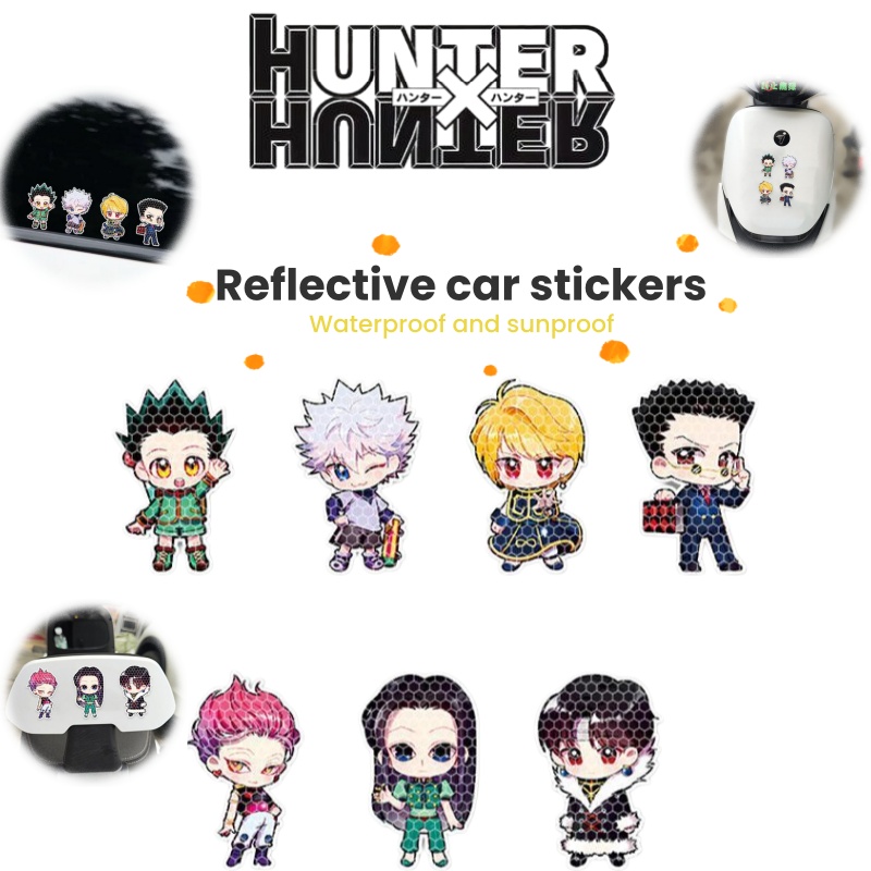 Car Accessories Parts - Anime Full-Time Hunter Stark Reflektierender Warn-Autoaufkleber