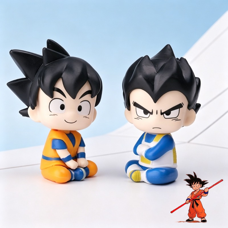 Car Accessories Parts - Dragon Ball Chibi Son Goku Vegeta
