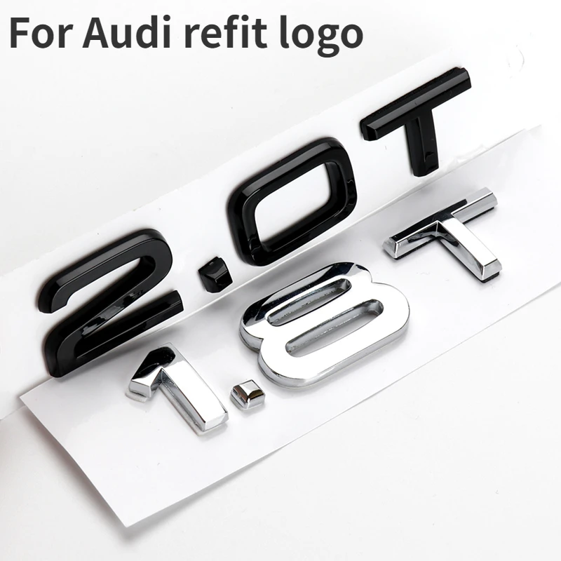 Car Accessories Quick Delivery - Automodellierung 3D-ABS-Buchstabenabzeichen Kofferraumverschiebungslogo für 1,8T 2,0T