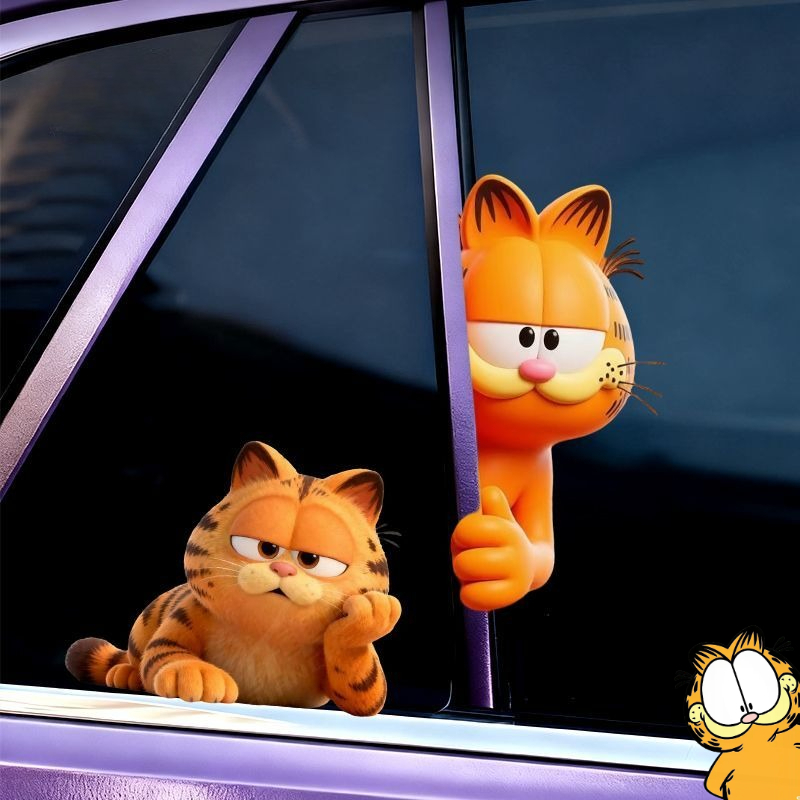 Car Accessories Quirky - Garfield Anime Cartoon Niedliche Lustige Sticker