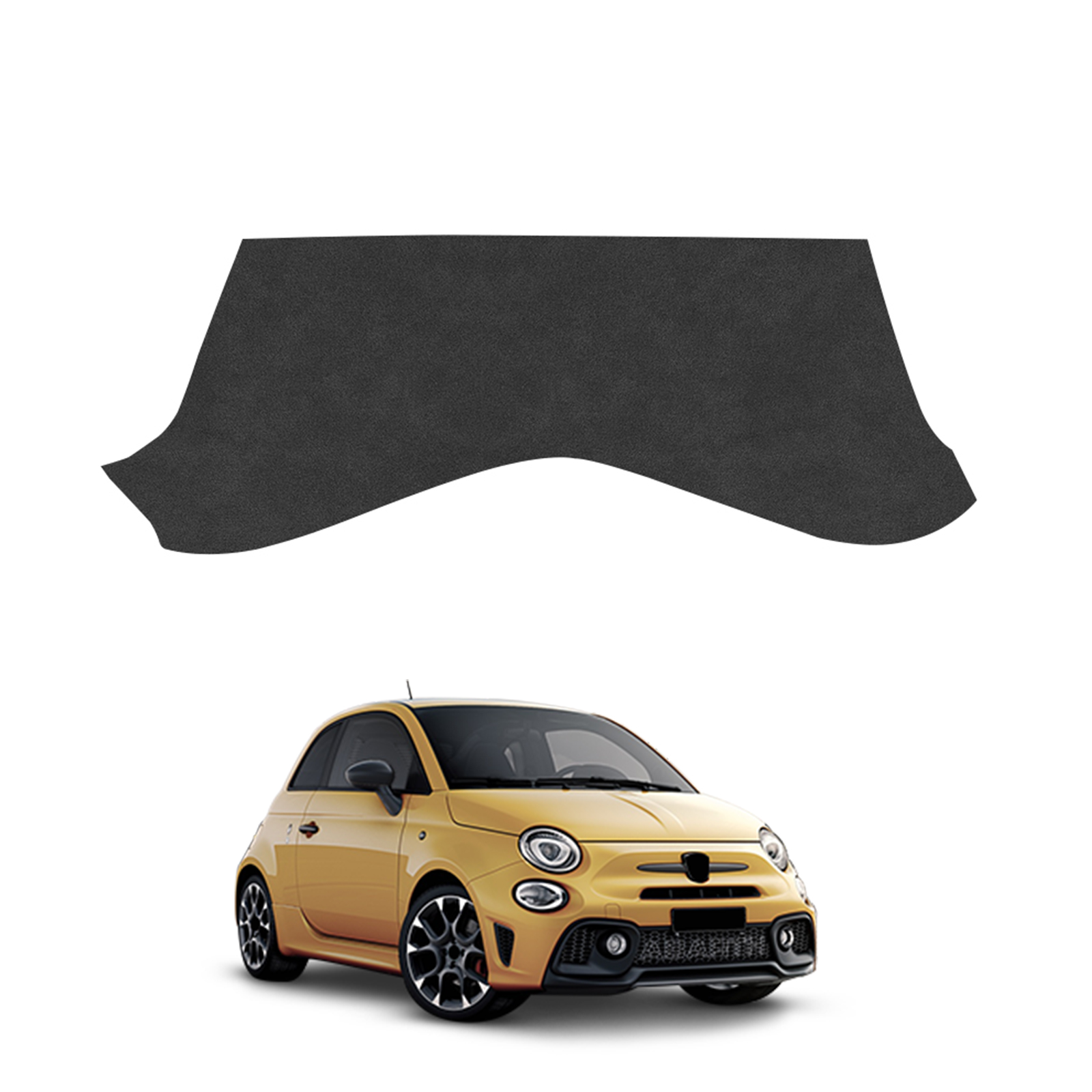 Car Accessories Under 500 - Premium-Wildleder für Abarth 595/695 2016 2017