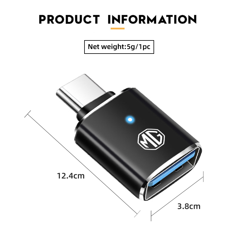 Auto LED Typ C zu USB 3,0 Adap – Car Accessories Quirky Bewertung und Preis