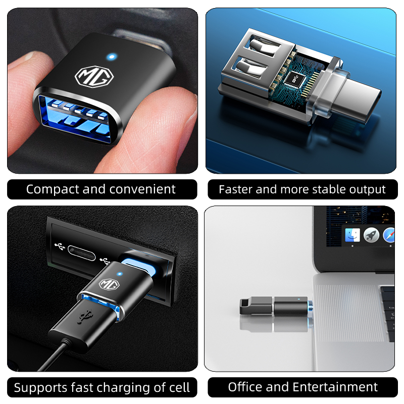 Auto LED Typ C zu USB 3,0 Adap – Car Accessories Quirky Bewertung und Preis