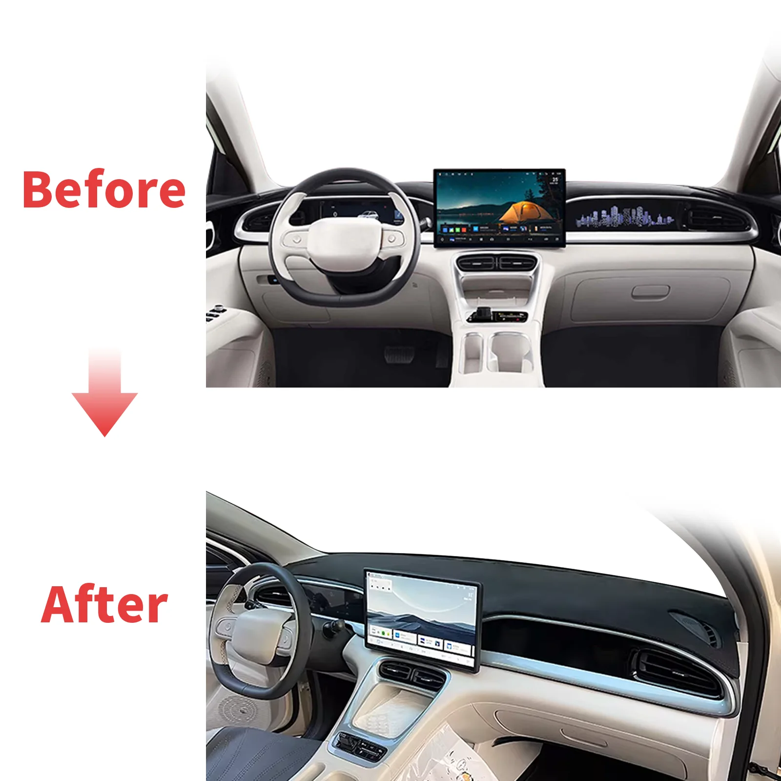 Passend für Geely EX2 Proton E – Car Anti-Slip Dashboard Mat Bewertung und Preis