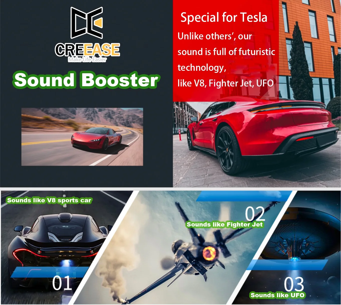 Universelles elektrisches Ausp – Car Accessories Sound System Bewertung und Preis
