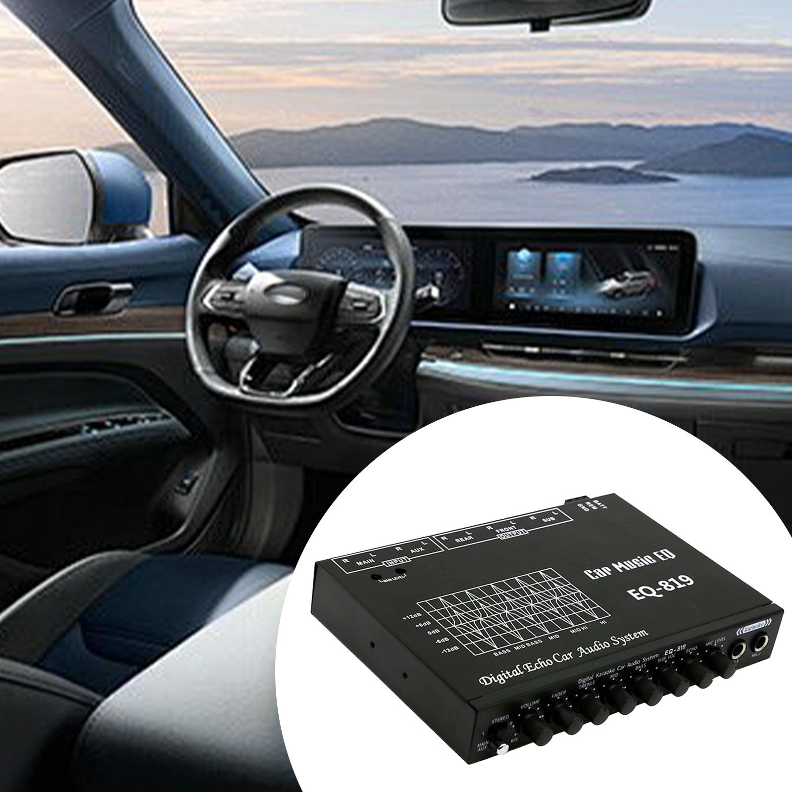 Auto-Audio-Equalizer, schwarze – Car Accessories Sound System Bewertung und Preis