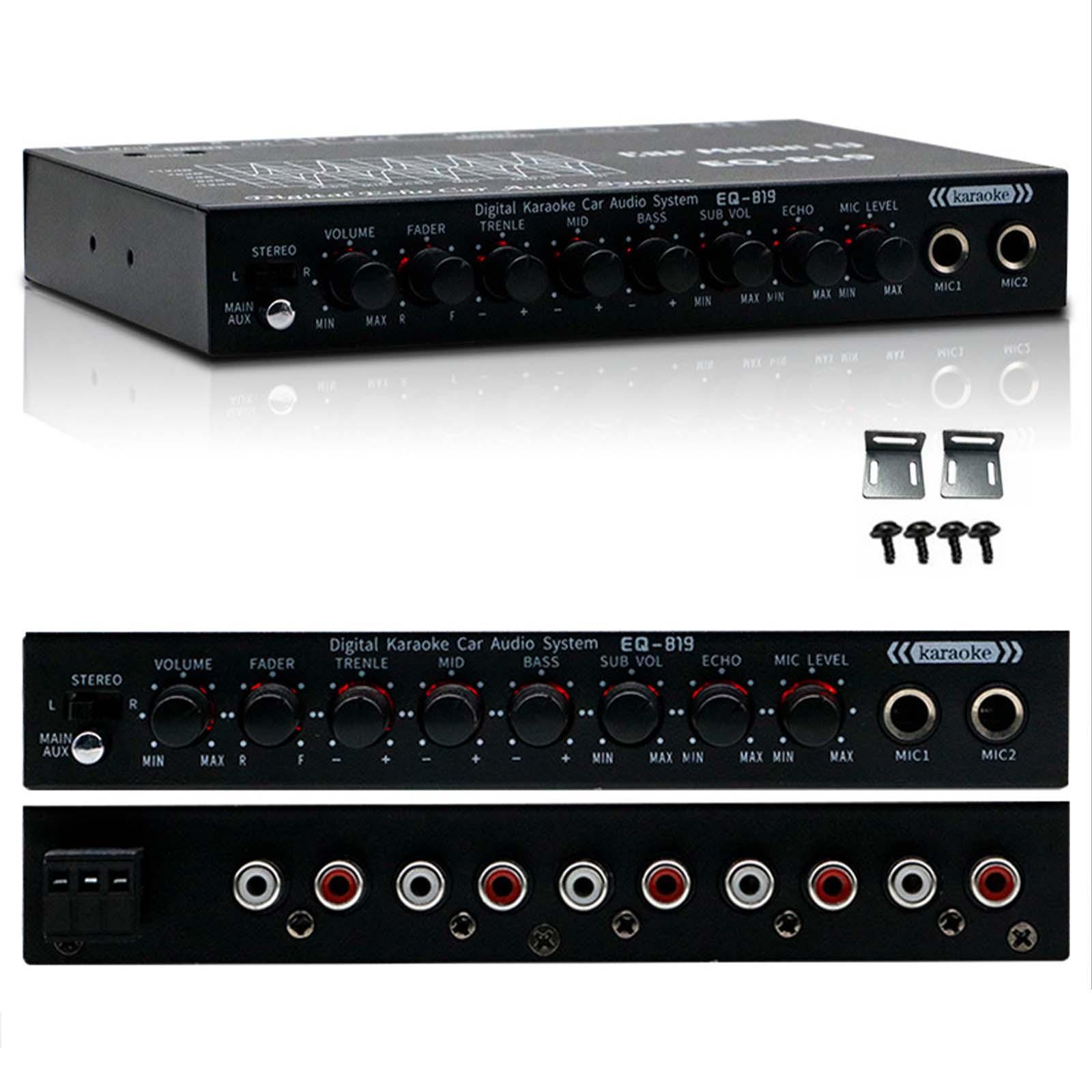 Auto-Audio-Equalizer, schwarze – Car Accessories Sound System Bewertung und Preis