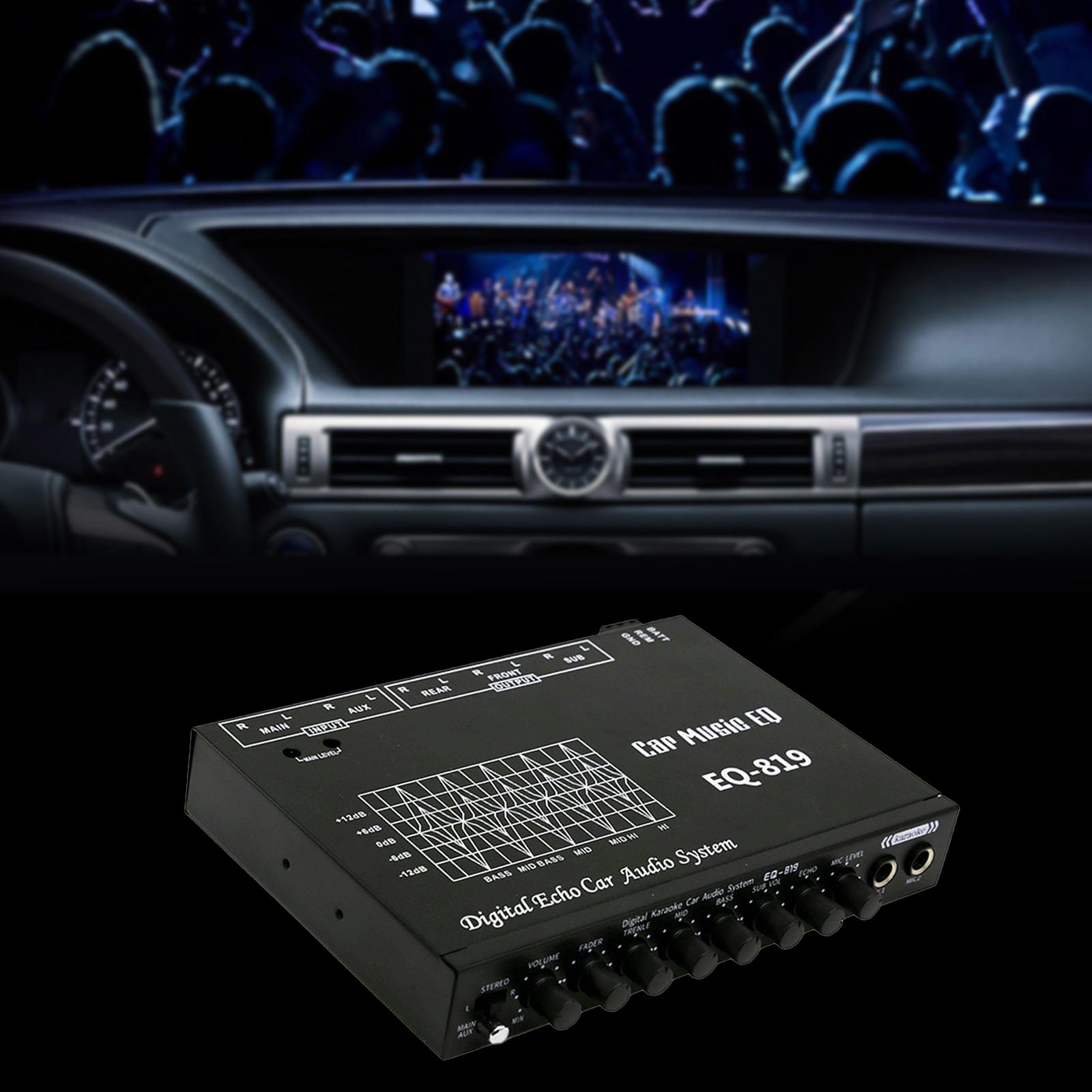 Auto-Audio-Equalizer, schwarze – Car Accessories Sound System Bewertung und Preis