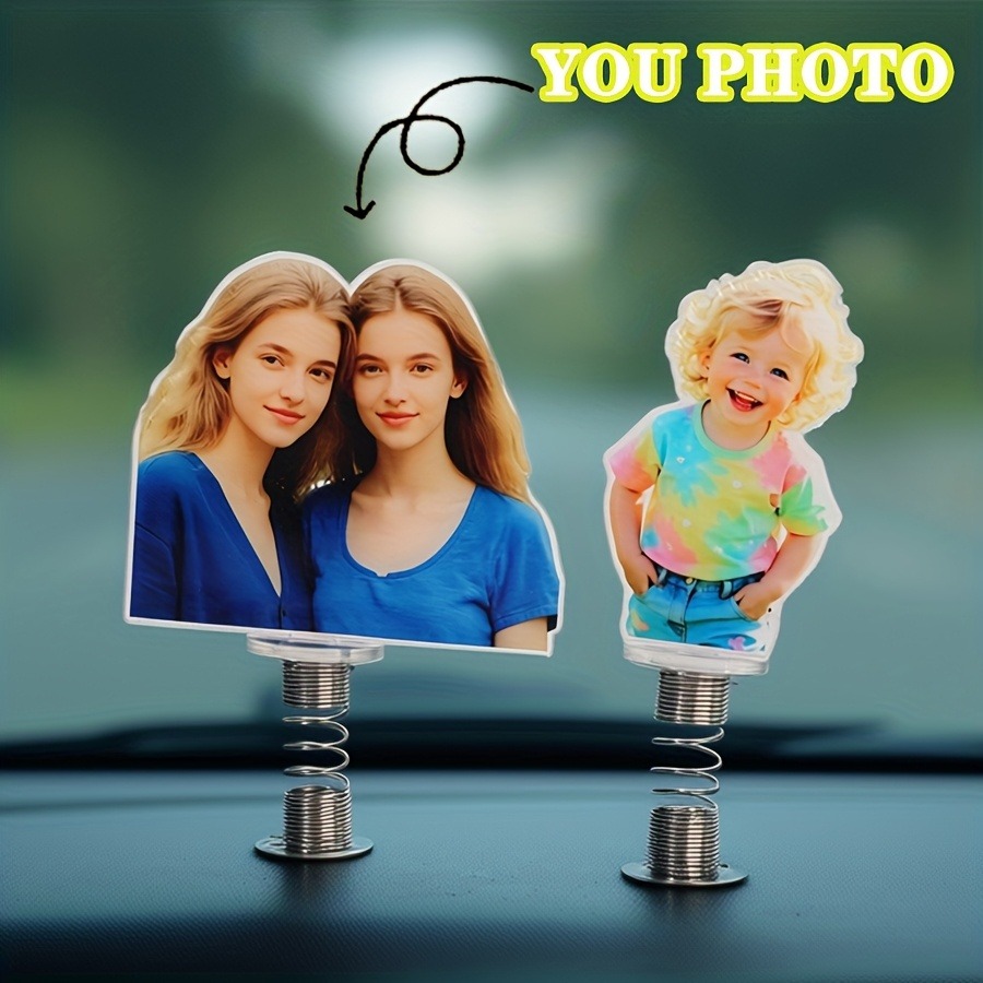 Personalisiertes Acryl-Fotoorn – Car Accessories Etsy Bewertung und Preis