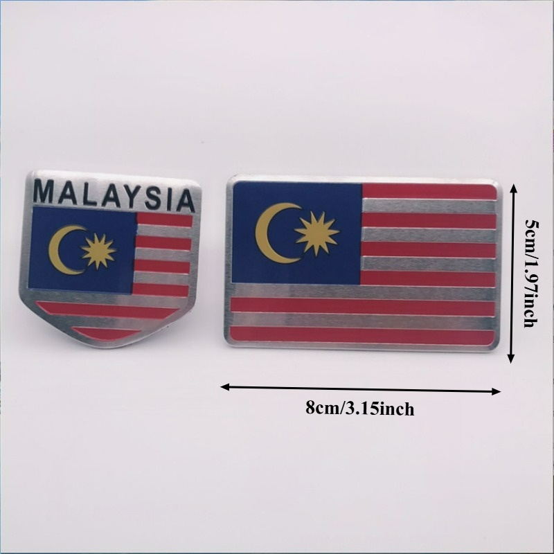 Modifikations-Metall-Autoaufkl – Car Accessories Malaysia Bewertung und Preis