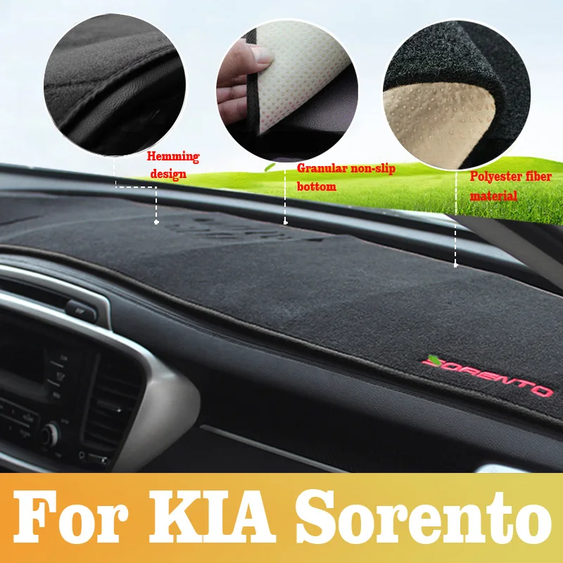 Für Kia Sorento 2015 ~ 2024 Au – Car Anti-Slip Dashboard Mat Bewertung und Preis