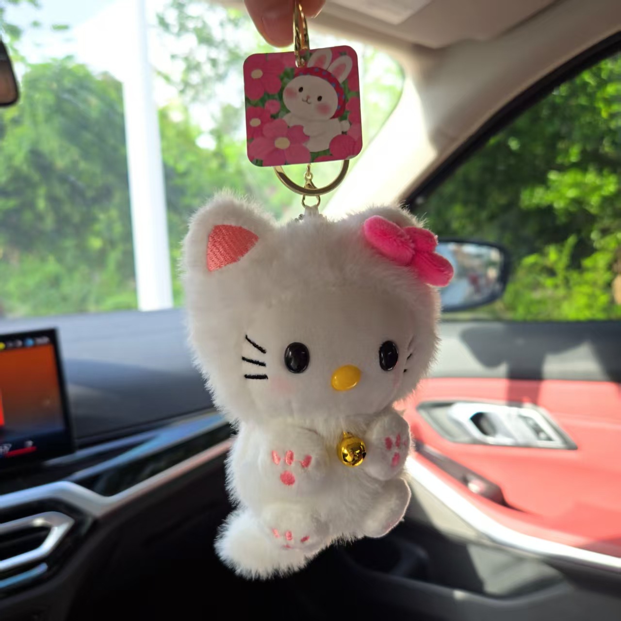 Kawaii HelloKitty Glocken-Katz – Car Accessories Etsy Bewertung und Preis